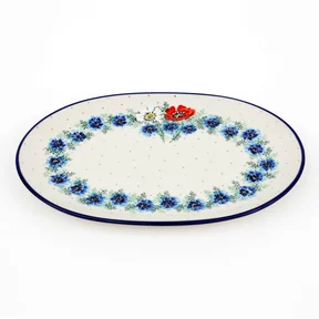 Półmisek G68, 31,5/22 cm <br> 2511X Polskie kwiaty